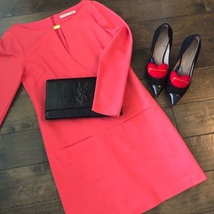 Coral Trina Turk shift dress